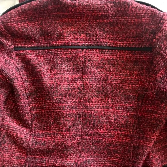 Lucky Brand Textured Tweed Moto Jacket - Picture 4 of 7